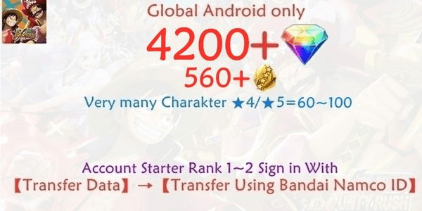 Gambar Product OPBR ONE PIECE Bounty Rush-2 account