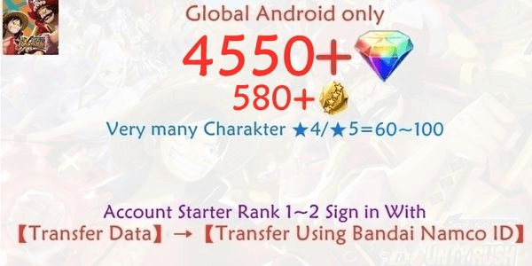 Gambar Product OPBR ONE PIECE Bounty Rush-3 Account