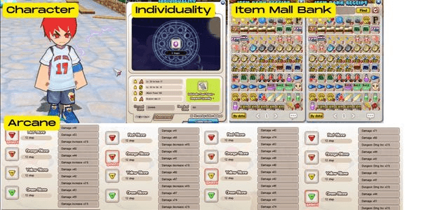 Gambar Product [SEMI HIGH ID] Gunner Lv.280 — FULL MAX ARCANE | Purple Aura | Indiv 9 | Inv Expand 1–3