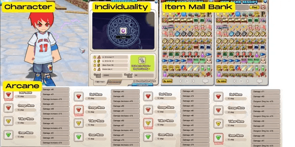 [SEMI HIGH ID] Gunner Lv.280 — FULL MAX ARCANE | Purple Aura | Indiv 9 | Inv Expand 1–3