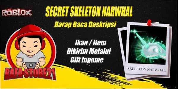 Gambar Product Skeleton Narwhal