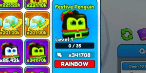 Rainbow Festive Pinguin