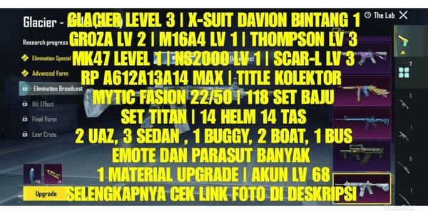 Gambar Product GLACIER LEVEL 3 RP MAX TITLE KOLEKTOR