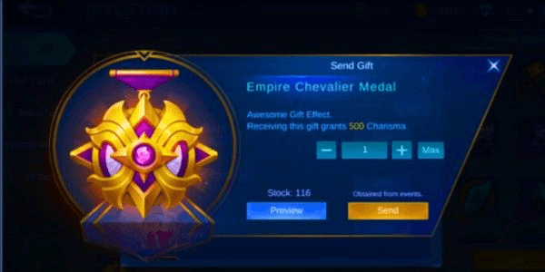 Gambar Product Empire Chevalier Medal
