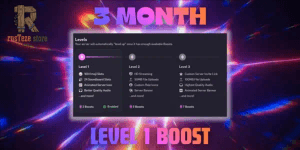 3 Month Level 1 Boost