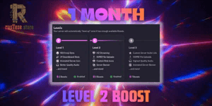 1 Month Level 2 Boost