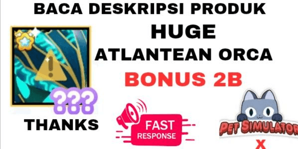 Gambar Product HUGE ATLANTEAN ORCA - TRANSFERRED