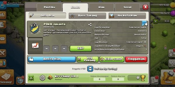 Gambar Product Clan Level 8