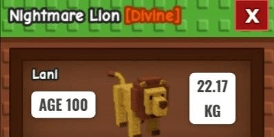 Gambar Product NIGHTMARE LION