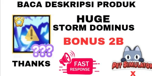 HUGE STORM DOMINUS - TRANSFERRED