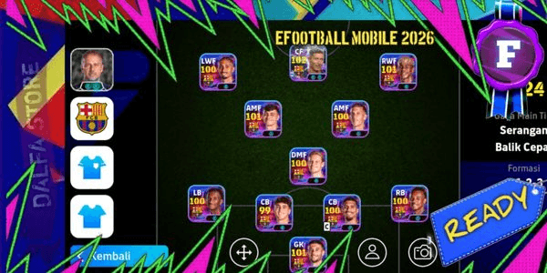 Gambar Product SPD2#COMFORTABLE, SAFE, HACKBACK GUARANTEE EFOOTBALL MOBILE ACCOUNT