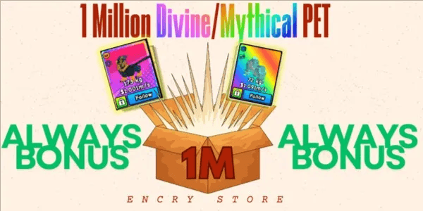 1M/s 1 Million per Second Pet (RANDOM) - DEFINITELY BONUS!