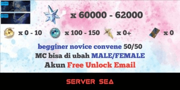 Gambar Product GACHA Starter READY Reroll Account [SEA] - 1
