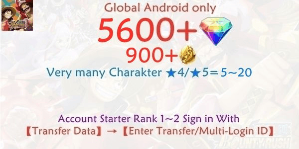 Gambar Product Akun OPBR ONE PIECE Bounty Rush-8