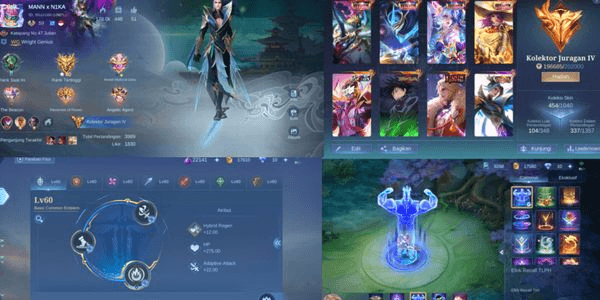 Gambar Product ML ACCOUNT SULTAN COLLECTOR BOSS SKIN 454 SPECS JUNGLER ALL MAX LEGEND SKIN 4, MANY COLLABS, MANY LIMITED, RECALL TLPH&TAS