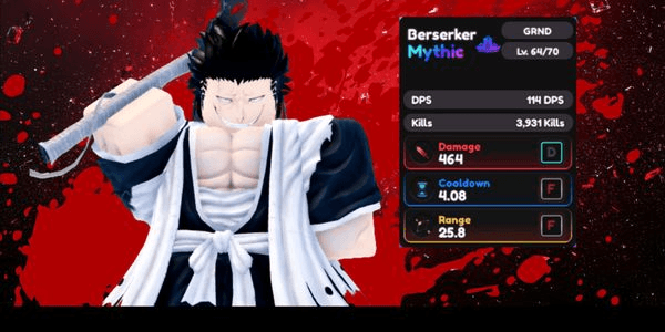 Gambar Product Akun Ruler Trait Berserker | 0.1% Chance | Super Starter Account - Universal Tower Defense