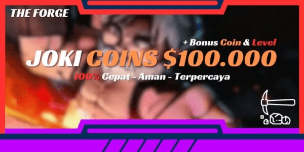 Joki $100,000 / 100K Coins | Coins | The Forge