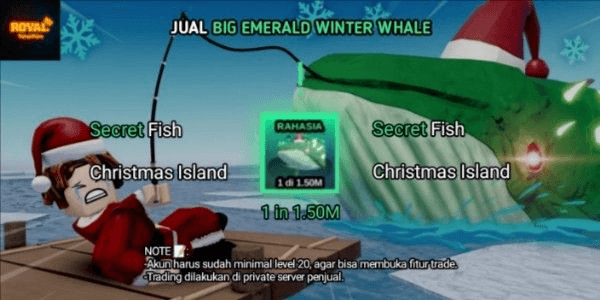 Gambar Product Big Emerald Winter Whale