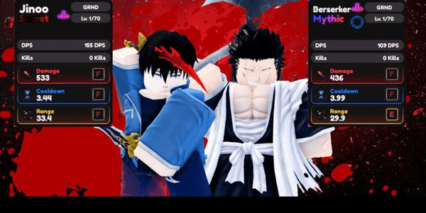 Gambar Product Akun Ruler Secret Jinoo + Ruler & Precise II Berserker (Double Trait) - Universal Tower Defense