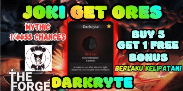 Joki Get Ores Darkryte (MYTHIC) | The Forge
