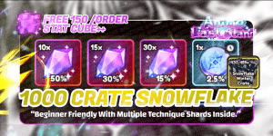 1000 Snowflake Crate