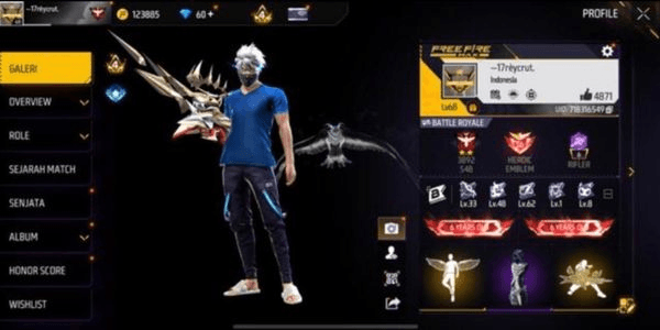 Gambar Product AKUN FF SG REAPER & EVOUGUN MAX 2 ON AMAN ANTI HACK BACK BERGARANSI 1000 % MURAH BANGET