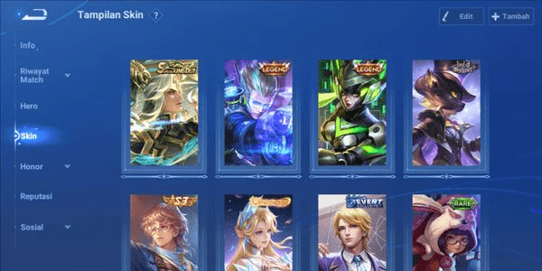 Gambar Product Akun Smurf Skin Limited + Starstone Banyak