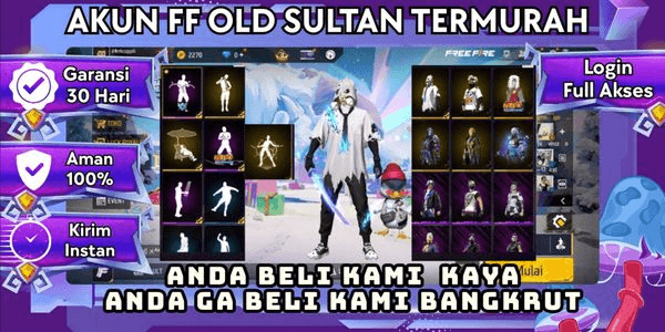 Gambar Product Akun FF LVL 50+ LIKE 1K+ | Spek Di Deskripsi/Gambar