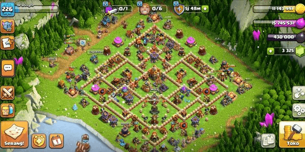 Gambar Product AKUN COC TH 16 MAX | AULA TUKANG GG | HERO LEVEL TINGGI