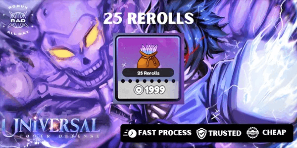 25 Rerolls