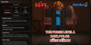 Fresh Account The Forge Level 1 Race Demon