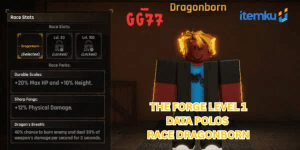 Fresh Account The Forge Level 1 Race Dragonborn