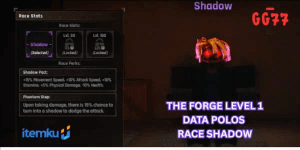 Fresh Account The Forge Level 1 Race Shadow
