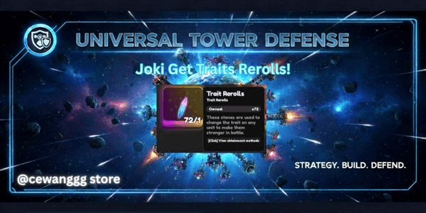 Gambar Product Joki 50 Traits Rerolls - Universal Tower Defense
