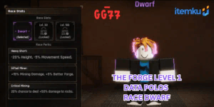 Fresh Akun The Forge Level 1 Race Dwarf