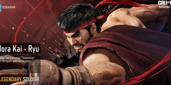 Gambar Product Call of Duty Mobile account plain Legend Character Ryu