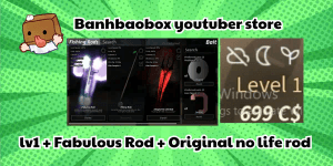 Lv1 + Fabulous Rod + Original no life rod