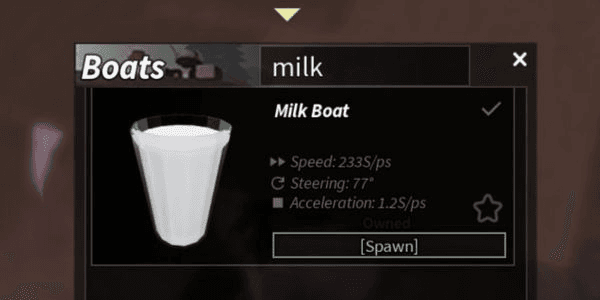 Gambar Product Milk boat