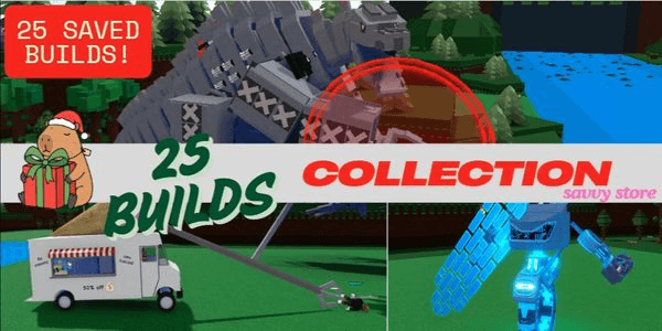 Gambar Product Build A Boat For Treasure Account | 25 High-Detail Builds (Cars, Planes, Mechs, Maps)