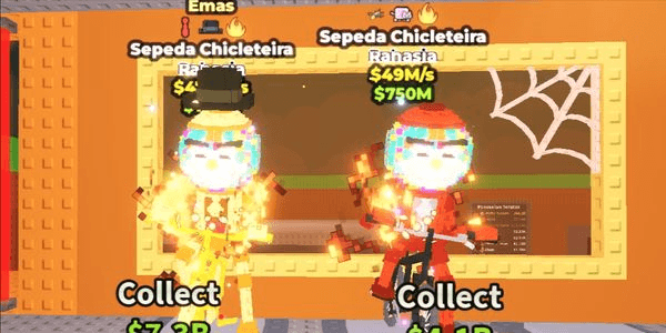 Gambar Product Gold Chicleteira Bicicleteira