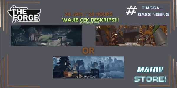 Gambar Product Joki 24 Hours | The Forge