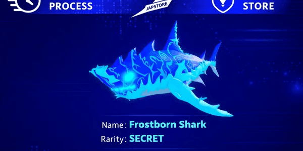 Frozen Frostborn Shark