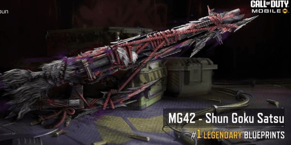 Gambar Product Call of Duty Mobile account plain Legend MG42