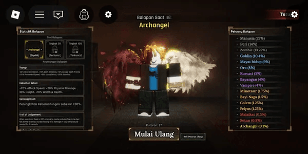Account Data Polosan Race Archangel - The Forge