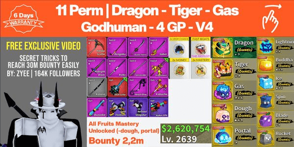 Gambar Product Akun Fruit Permanent - No 6