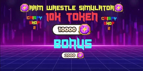 Gambar Product ++Bonus | 10K Tokens | Arm Wrestle Simulator | CrispyShop