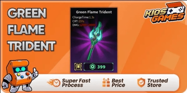 Green Flame Trident