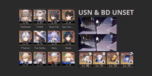 [Stelle] The Dahlia E1 (Sign) + Firefly (Sign) + Phainon (Sign) + Archer (Sign) + Ruan Mei E1 + DHPT + Blade | All Unset