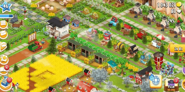 Gambar Product Farm Hay Day Level 45 Barn 1050 Silo 750 Full Dekorasi