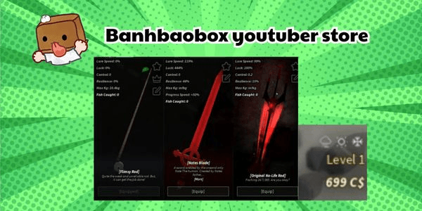 Gambar Product Lv1 + NateBlade + Original no life rod